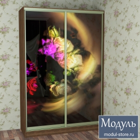Двухдверный корпусный шкаф купе Женева-40